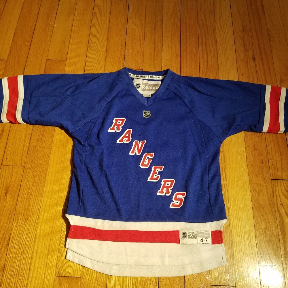 Rick Nash Rangers Jersey Size 4-7